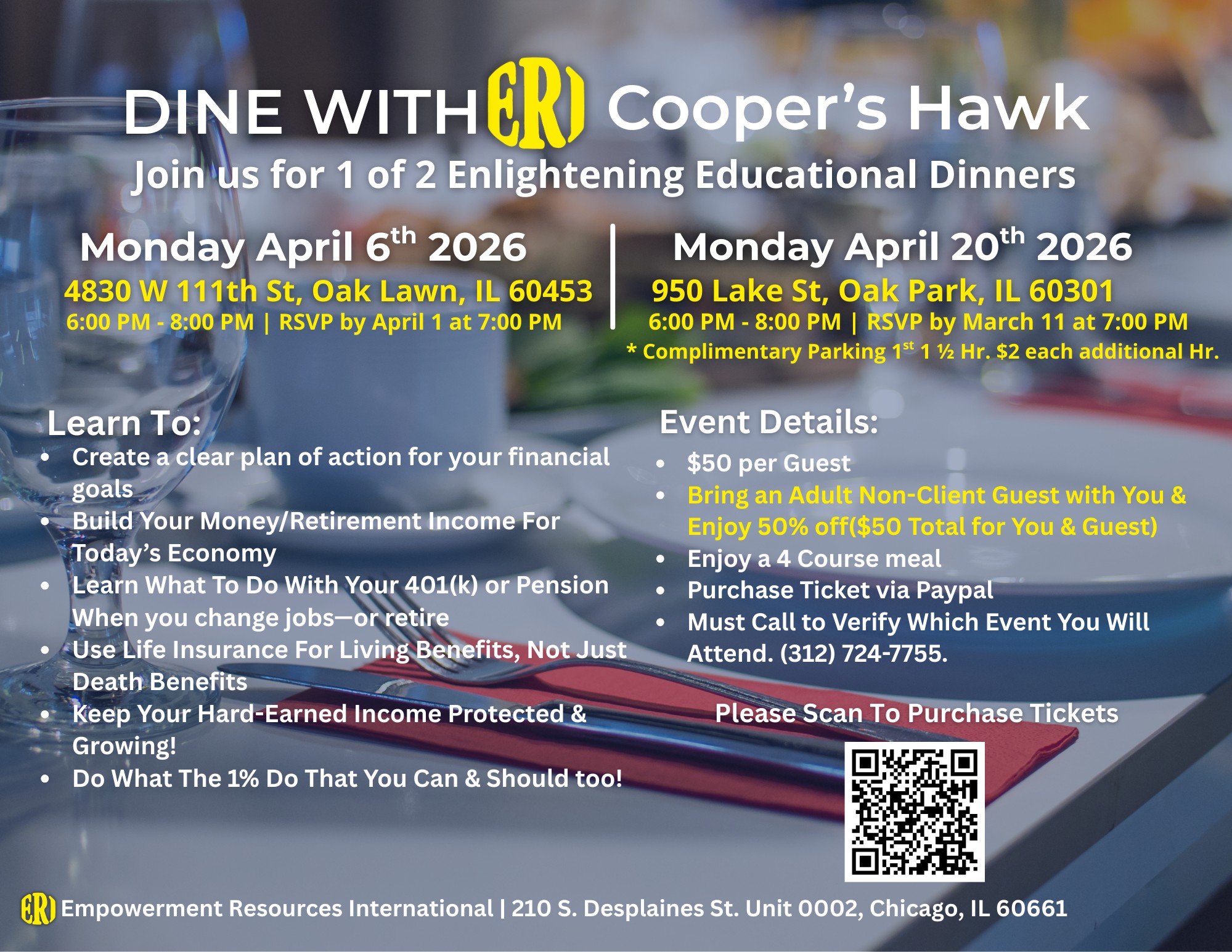 Dine with ERI Cooper's Hawk (11 x 8.5 in) 04060420